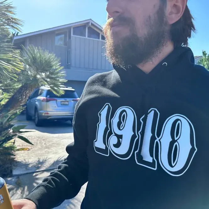Main Image 1910 OG Font Pullover Hoodie