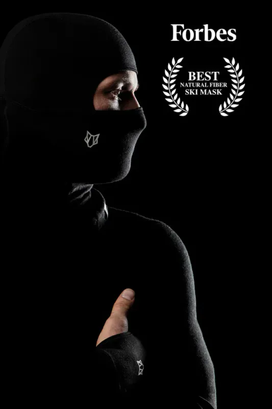 Woolf Merino Svarthetta Balaclava